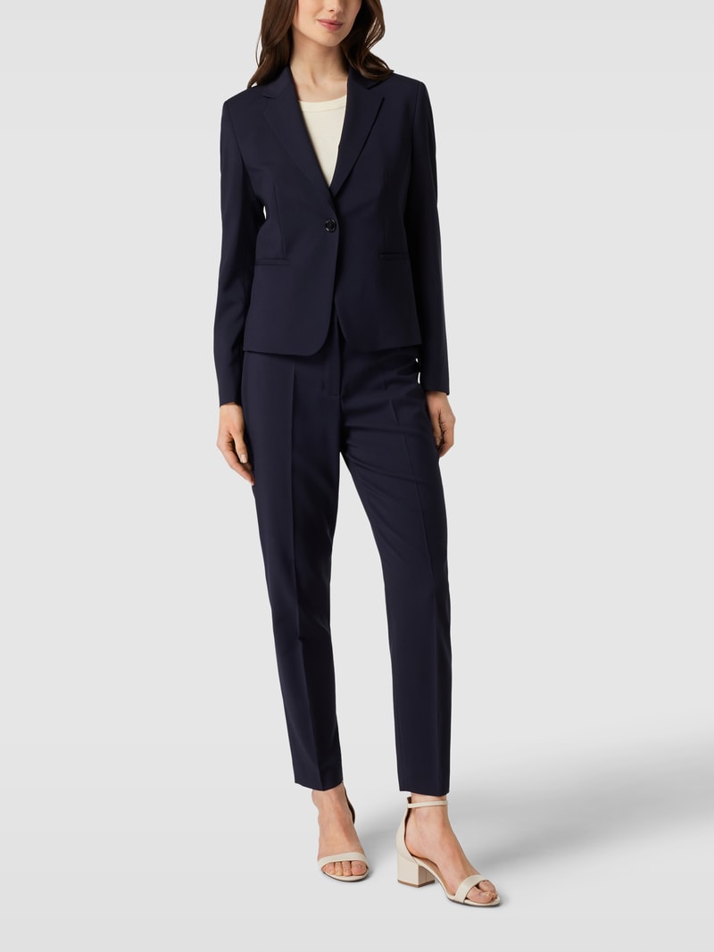 Blazer mit Knopfverschluss Modell 'Jarua' in marineblau