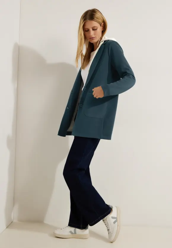 CECIL Doubleface Blazer mit Kapuze
