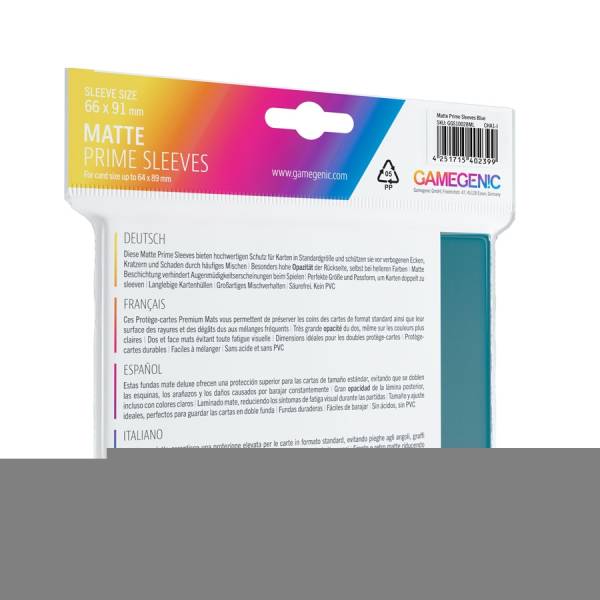 Matte PRIME Sleeves Blue