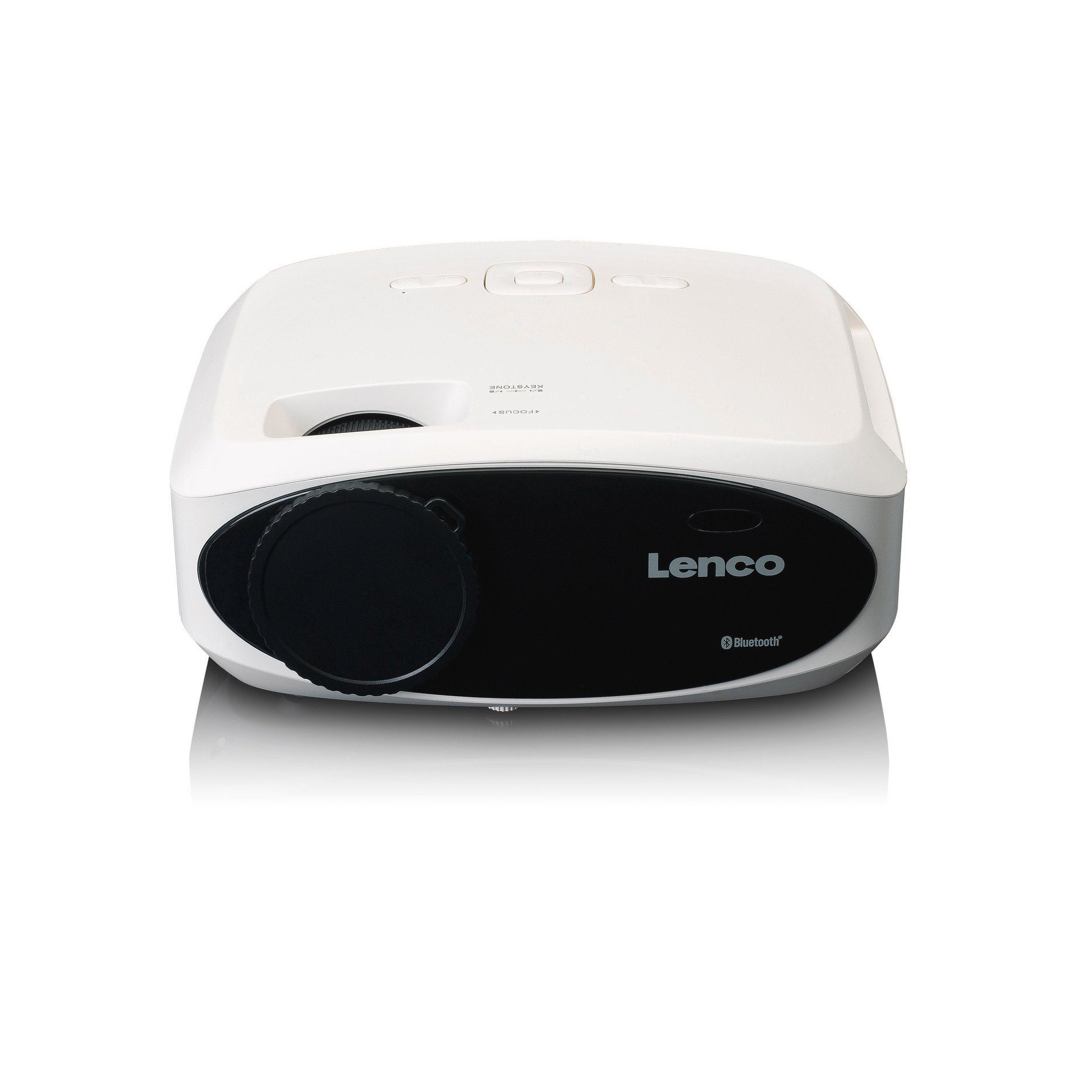 Lenco LPJ-900WH Full HD LCD Projektor mit HDMI USB und SD LCD-Beamer (9000 lm, 04.05.2000, 1920 x 1080 px)