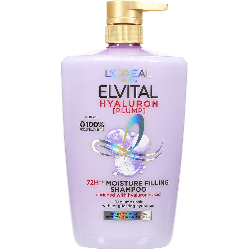 Loreal Elvital shampoo 1 l Hyaluron plump