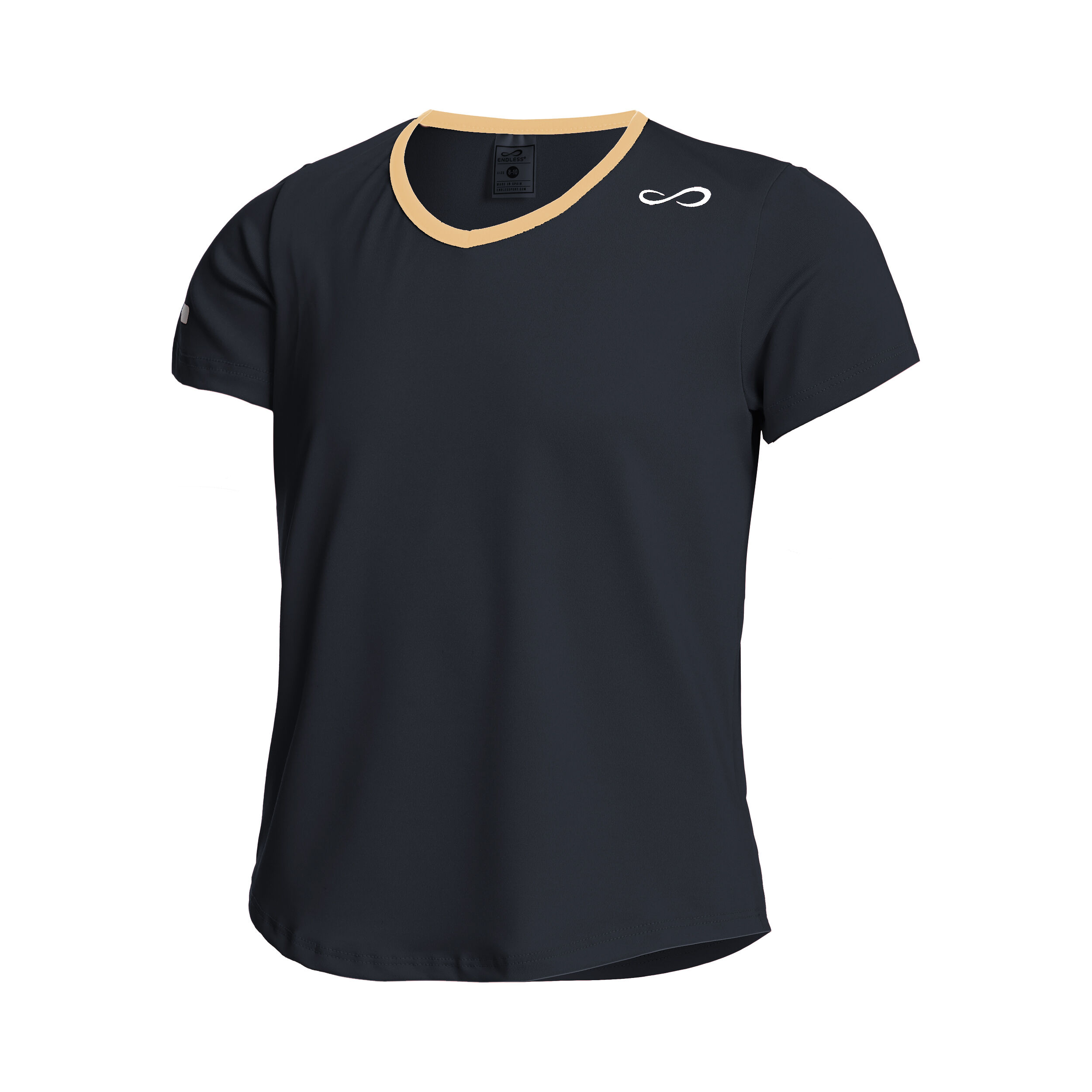Glory T-Shirt Mädchen - Schwarz, Gold