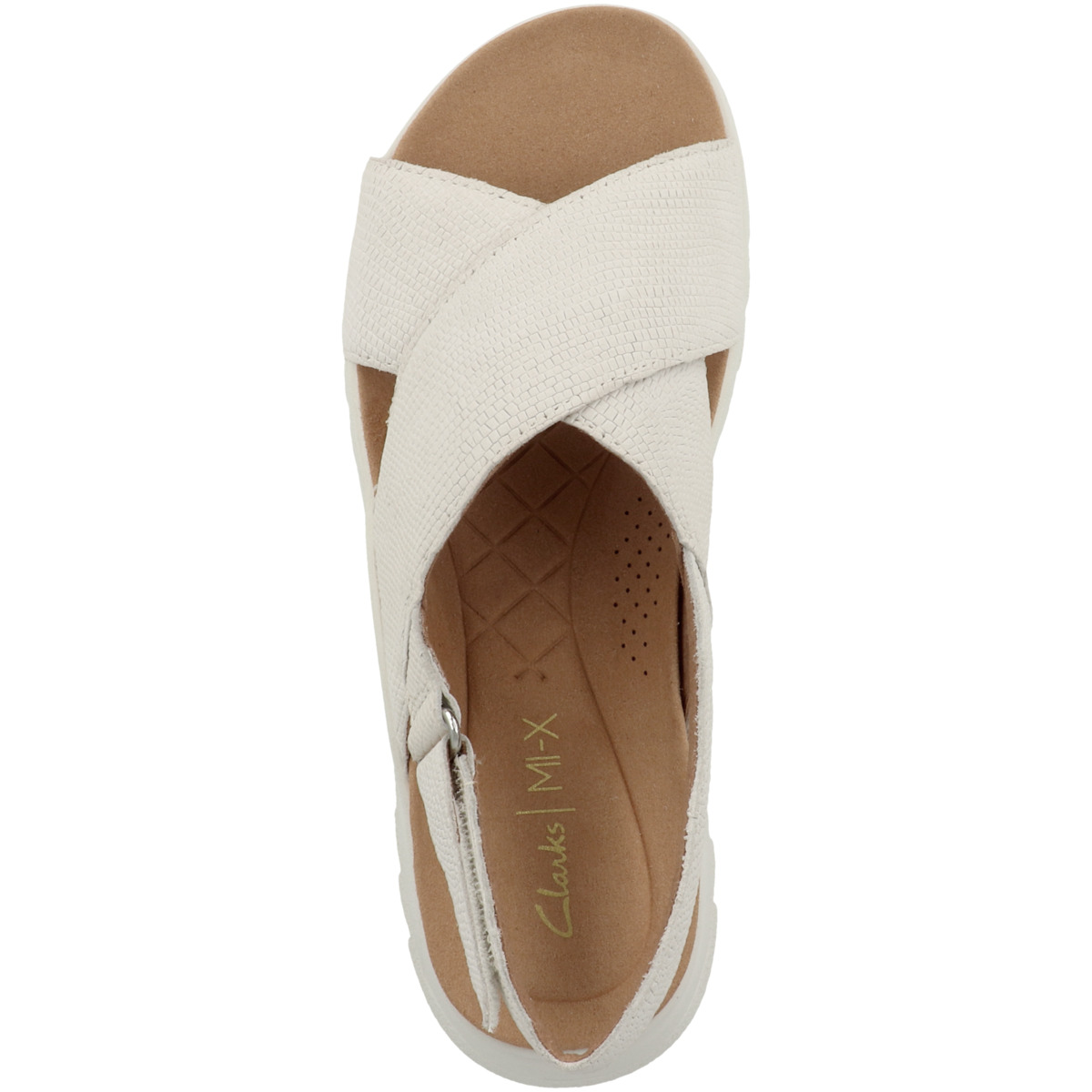 Clarks DashLite Wish Sandale weiss