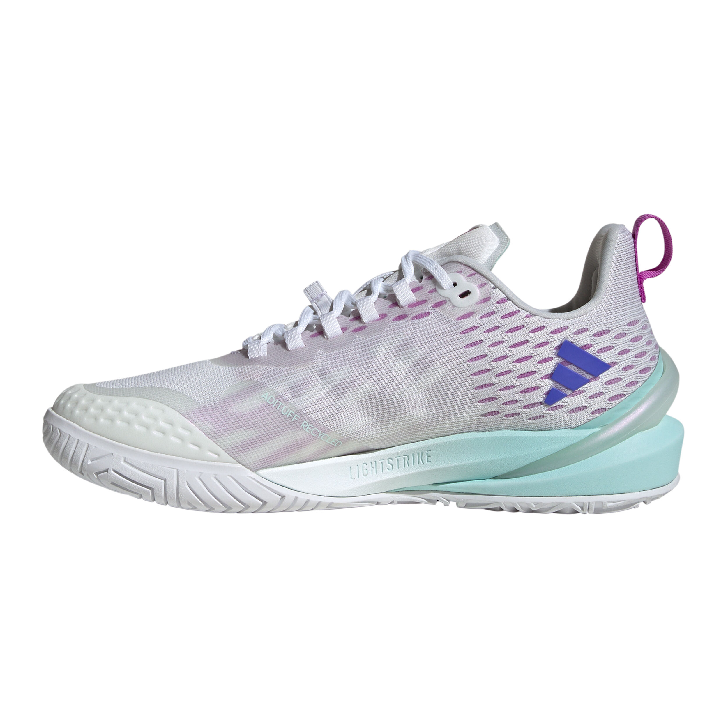 Adizero Cybersonic Allcourtschuh Damen - Hellgrau, Mint