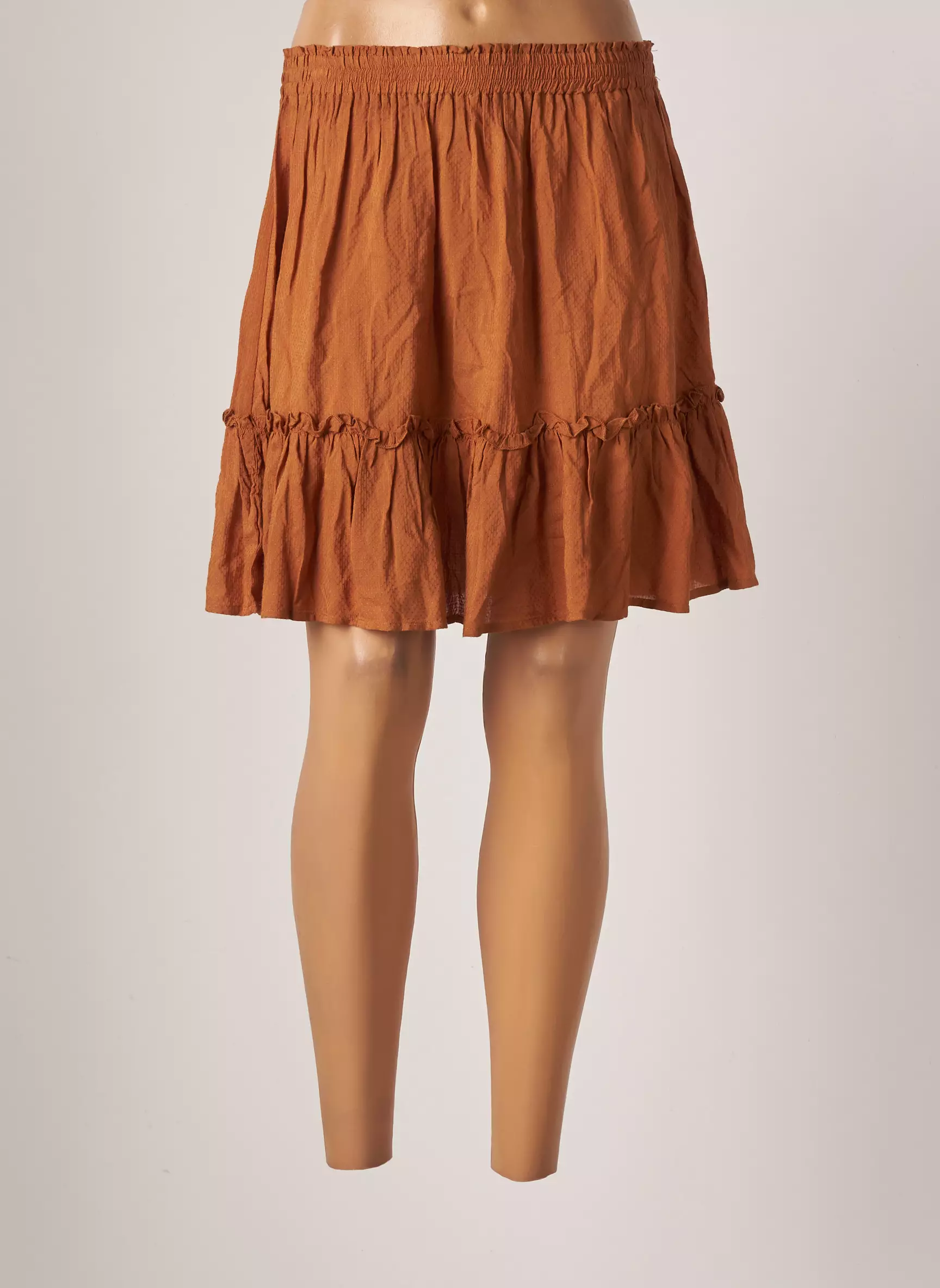 Deeluxe Jupes Courtes Femme couleur marron