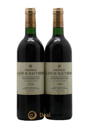 Château La Tour Haut-Brion Cru Classé de Graves  1993 - Lot de 2 Bouteilles