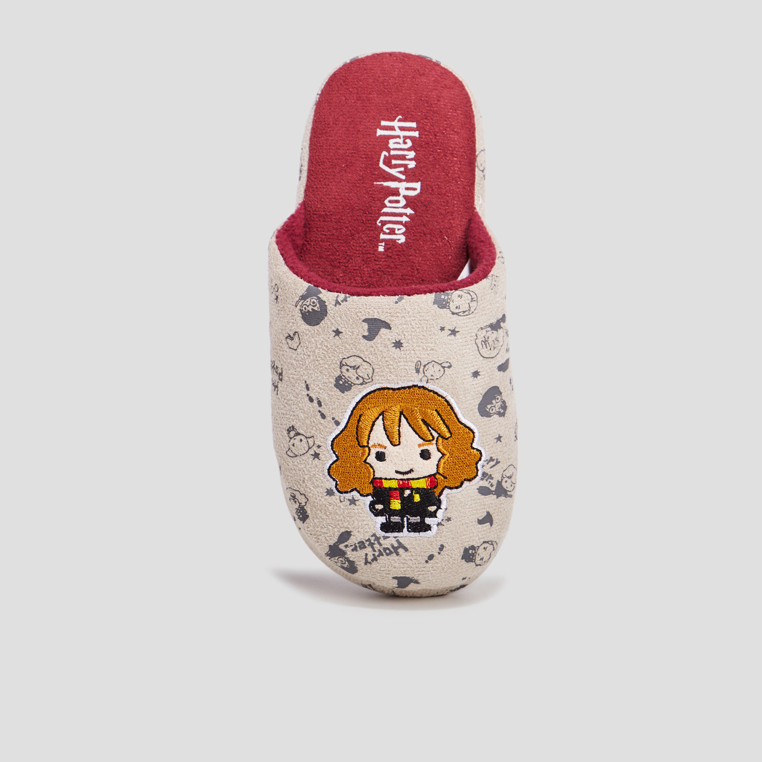Chaussons mules Harry Potter gris fille | La Halle