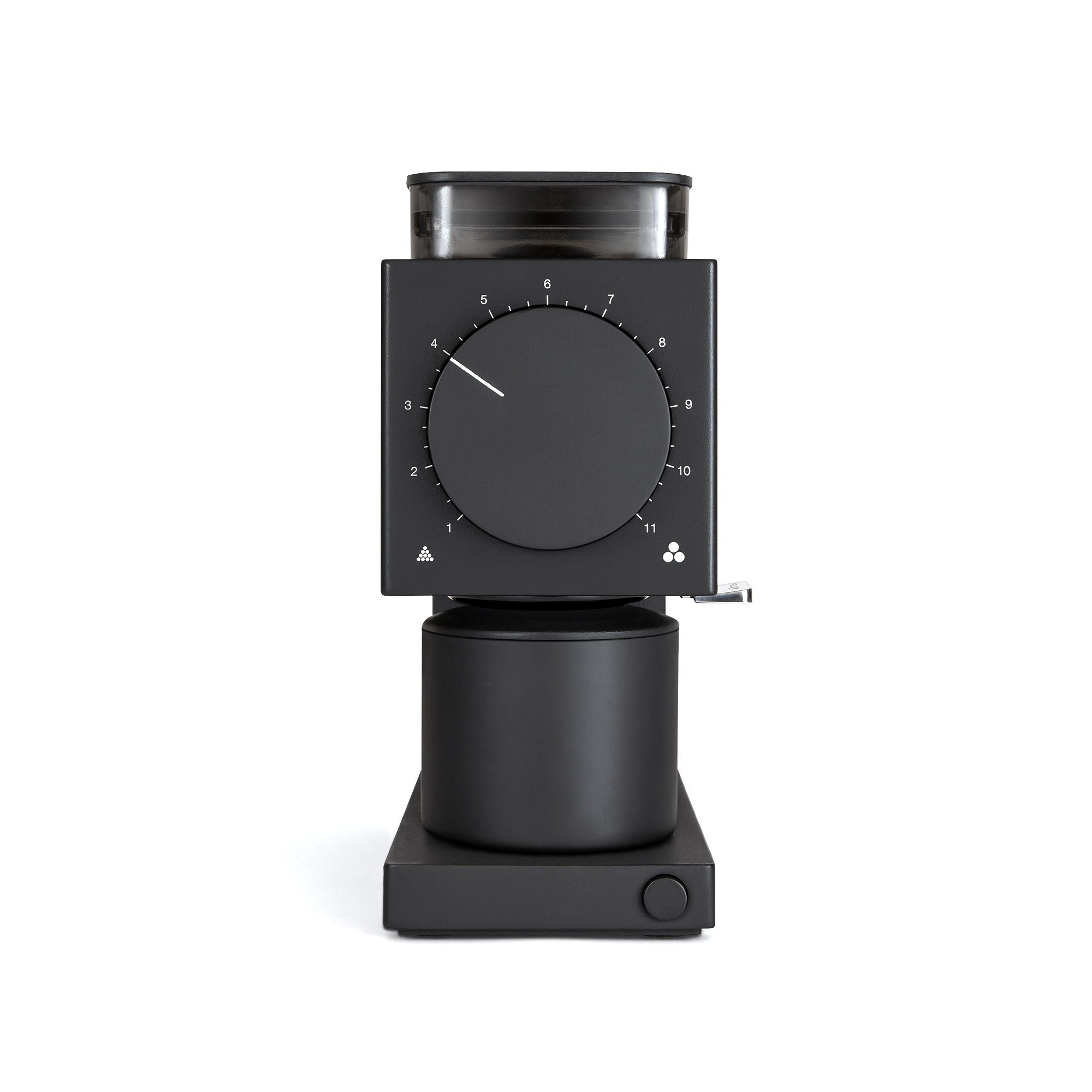 Fellow Kaffeemühle Ode Brew Grinder, 150 W, 64 mm-Scheibenmahlwerk aus Edelstahl, 80,00 g Bohnenbehälter, 31 Mahlgrade