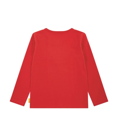 T-Shirt langarm, rot für Mädchen
