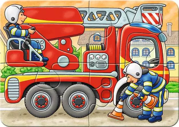 Kinderpuzzle ab 2 Jahren - Bei der Arbeit - 2 + 4 + 6 + 8 Teile