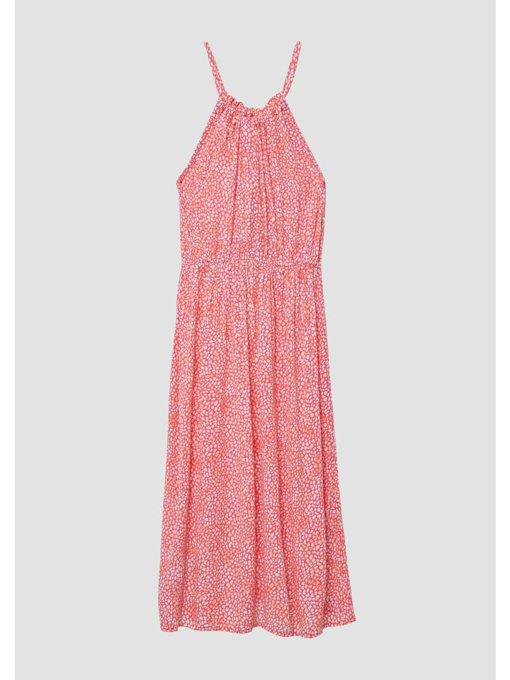 s.Oliver Kleid lang in Pink-mehrfarbig günstig kaufen