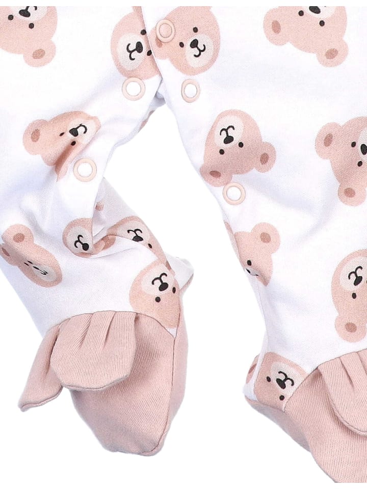 Nini Strampler Teddy in weiß günstig kaufen