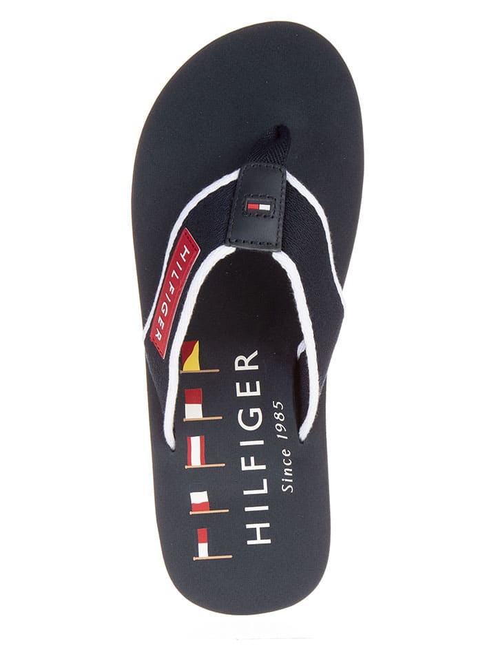 Tommy Hilfiger Shoes Zehentrenner in Dunkelblau günstig kaufen
