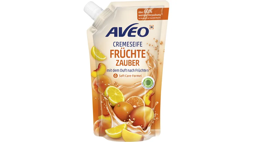 AVEO Cremeseife Flüssig Nachfüllbeutel Früchtezauber 500 ml