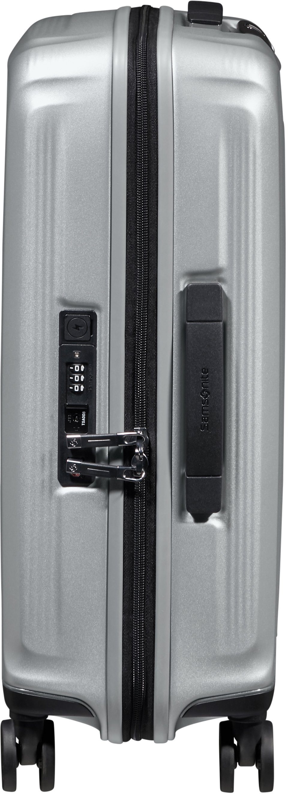 Samsonite Hartschalen-Trolley Nuon, 55 cm, 4 Rollen, mit Volumenerweiterung und USB-Schleuse