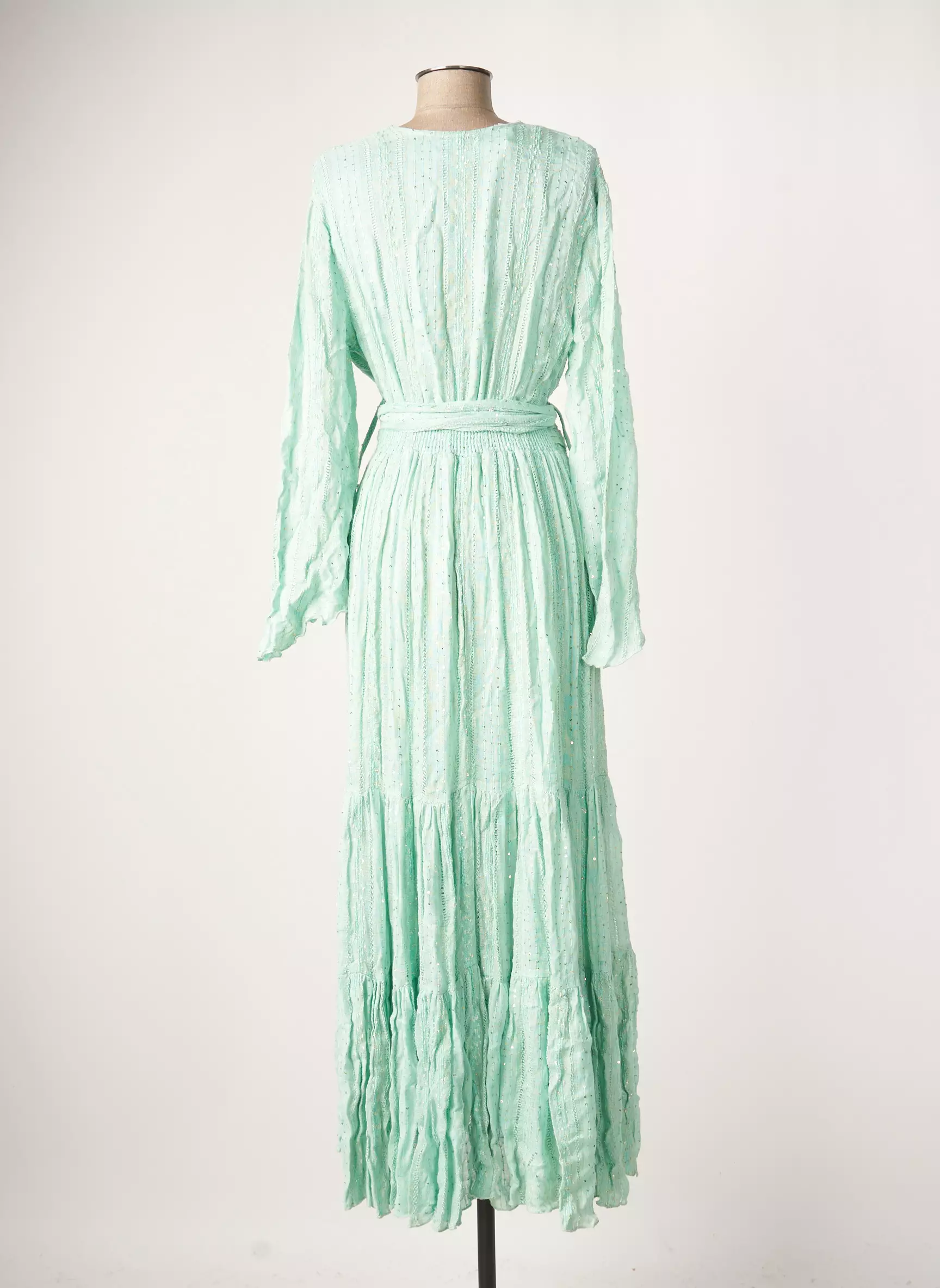 Sundress Robes Longues Femme couleur vert