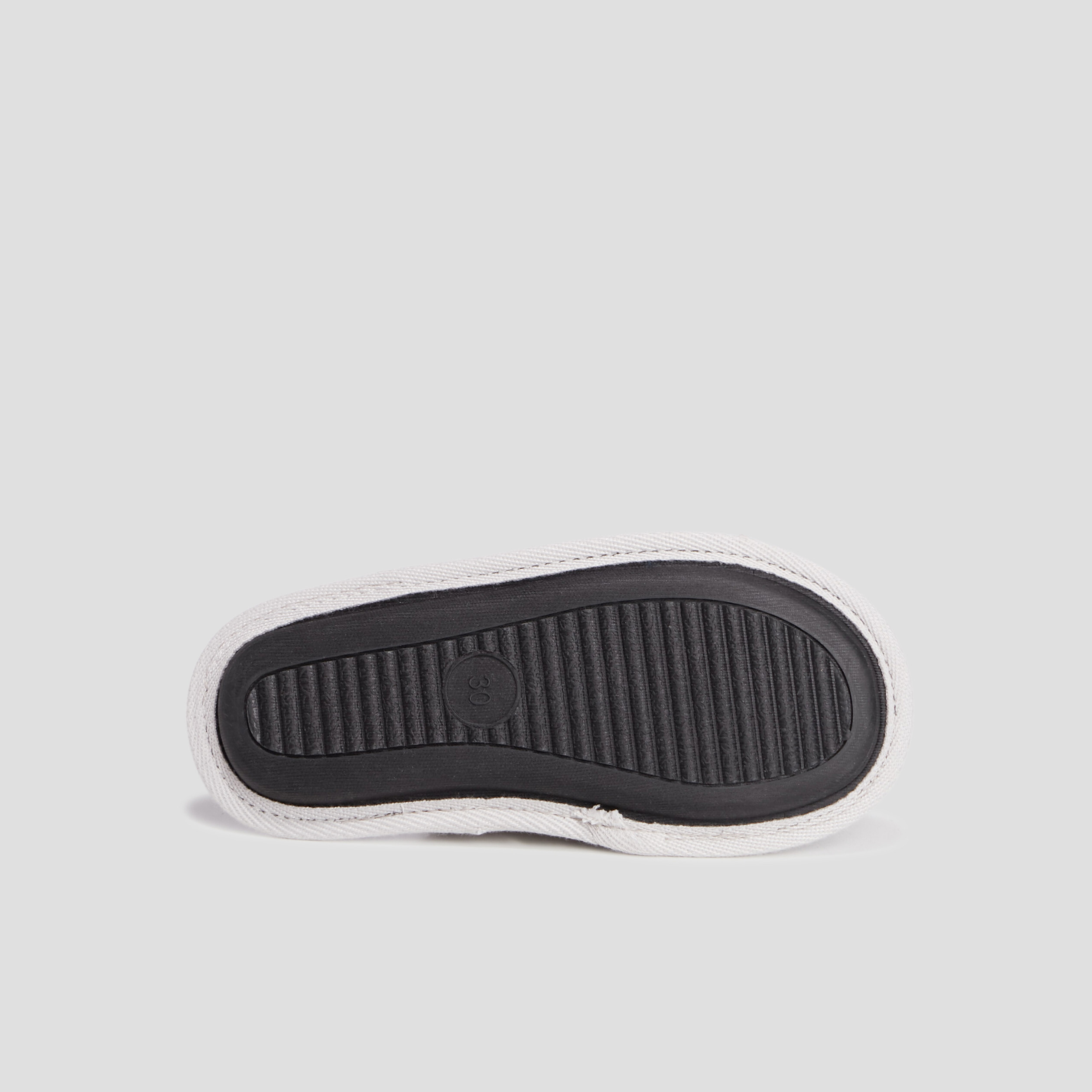 Chaussons mules gris garçon | La Halle