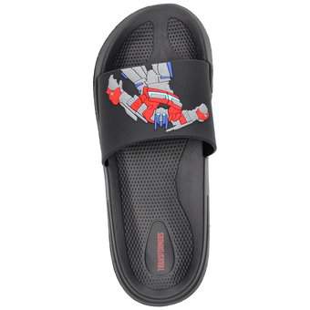 Transformers Badepantolette in schwarz