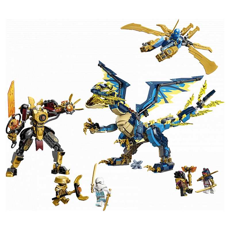 71796 Le dragon élémentaire contre le robot de limpératrice, LEGO Ninjago