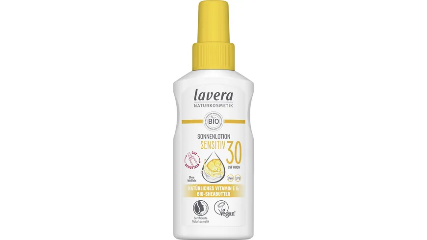 lavera Sonnenlotion Sensitiv LSF 30 100 ml