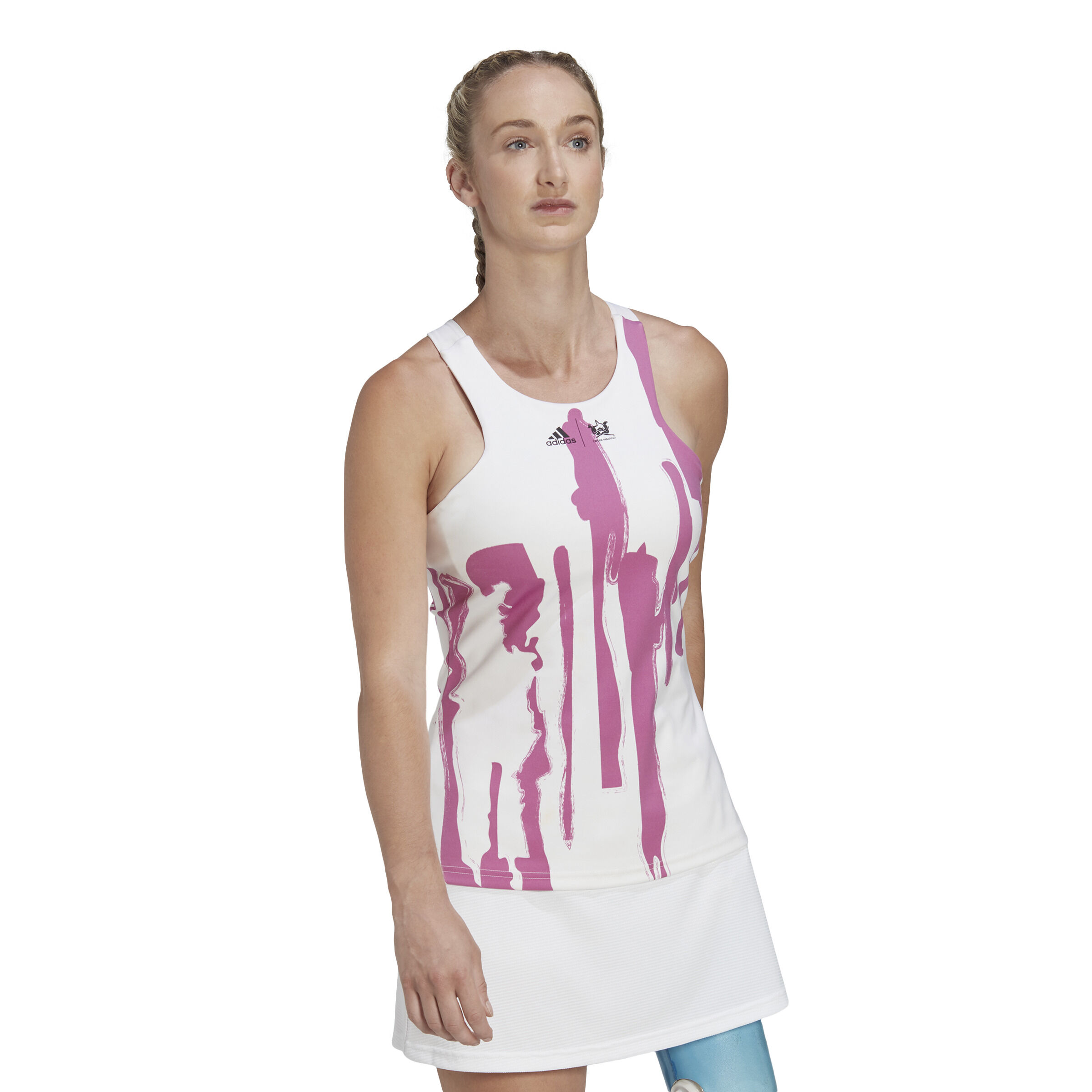 New York Y Tank-Top Damen - Weiß, Lila