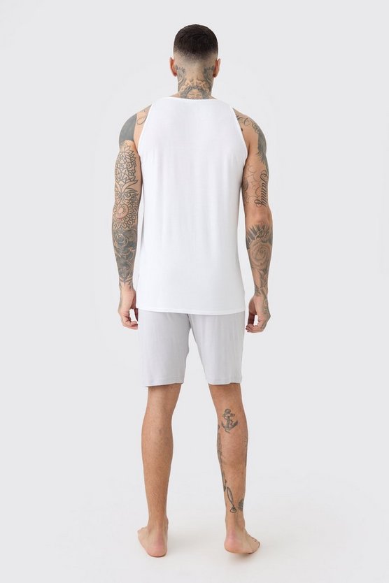 Tall Premium Loungewear-Shorts mit elastischem Bund
