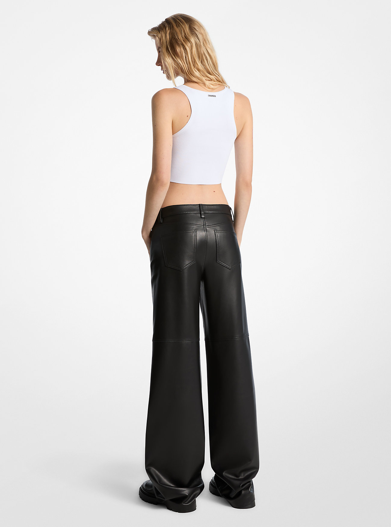 Leather Pants - BLACK