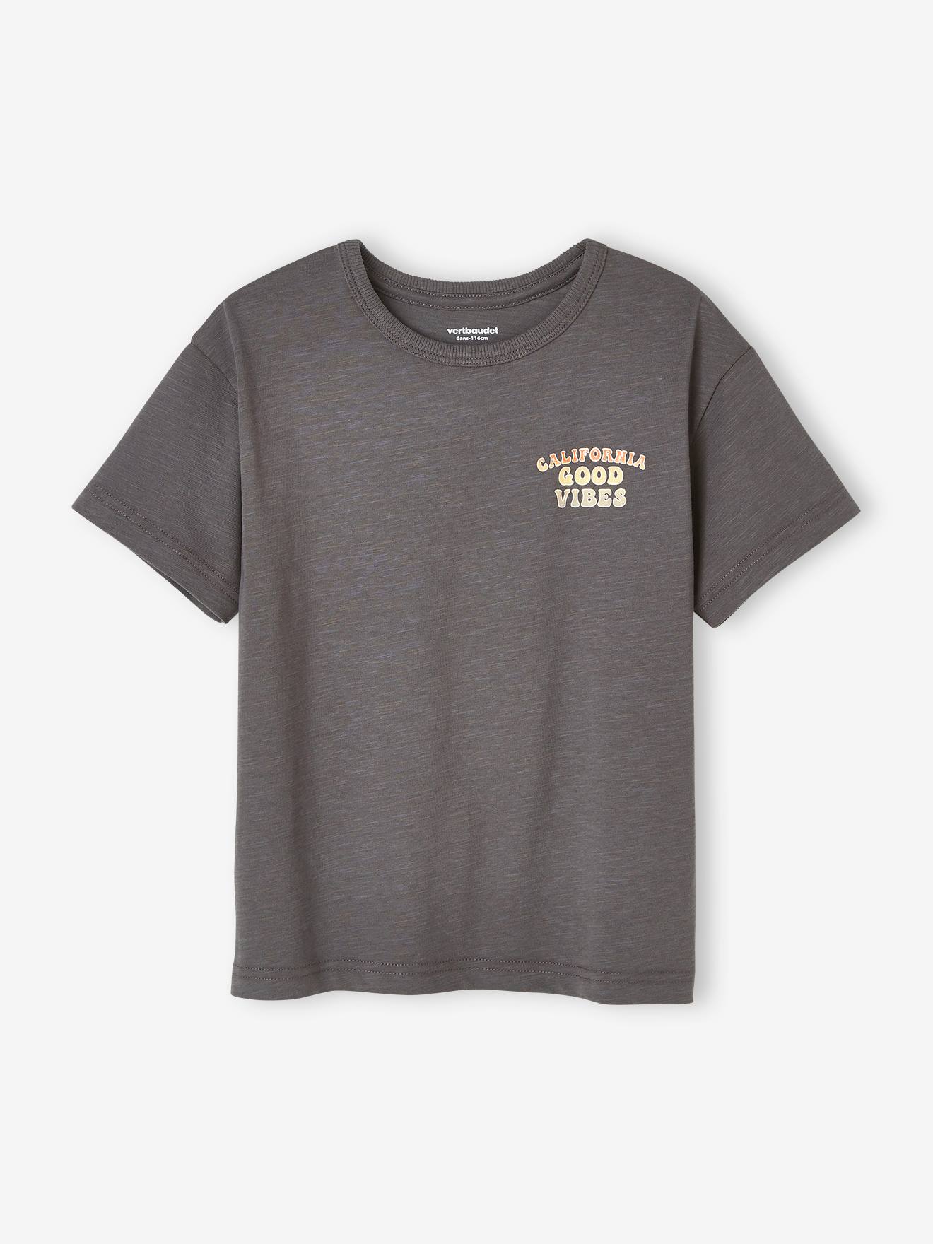 Vertbaudet Jungen T-Shirt, Print hinten - senfgelb