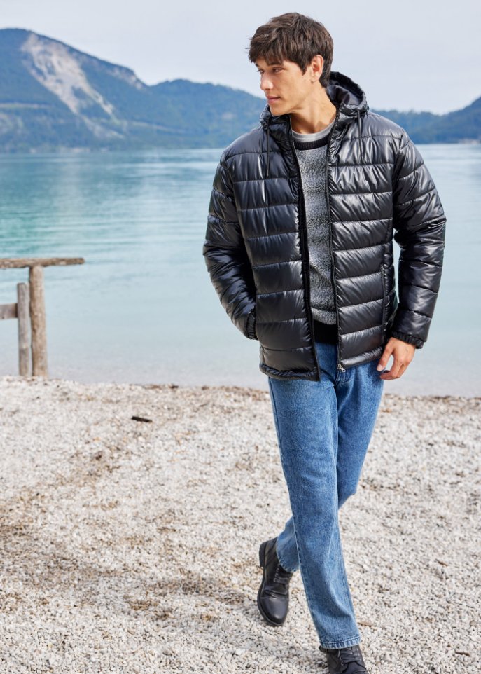 Steppjacke mit Kapuze