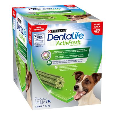 PURINA Dentalife Active Fresh Tägliche Zahnpflege-Snacks für kleine Hunde