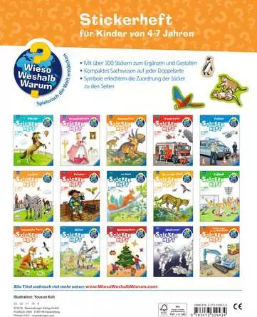 Ravensburger Wieso? Weshalb? Warum? Stickerheft: Im Zoo