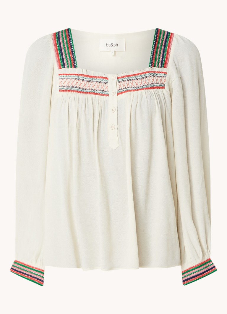 ba&sh Tomer tunic with embroidery
