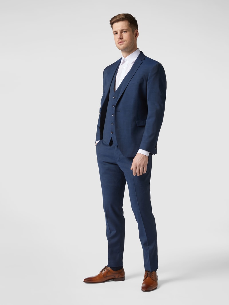 Derby aus Leder Modell 'Manon' in cognac