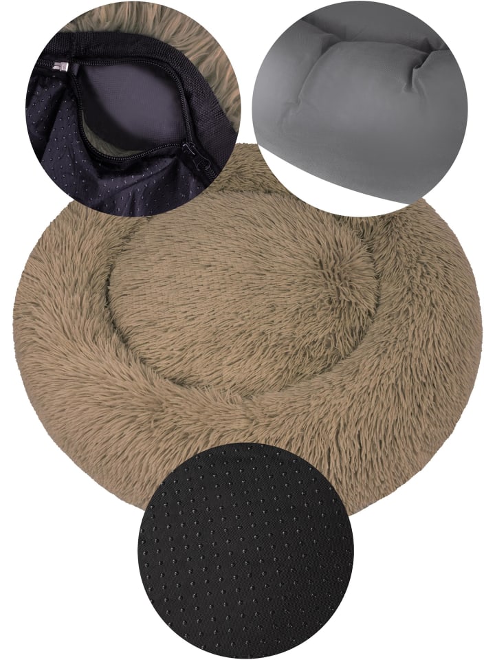 Aspero Tierbett Tornio in Braun günstig kaufen