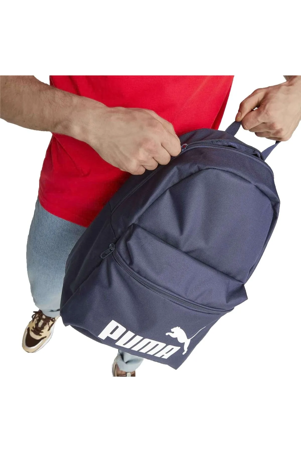 Puma  Unisex Rucksack - Phase Backpack, Puma Cat Logo, 44x30x14 cm (HxBxT), gepolstert, einfarbig