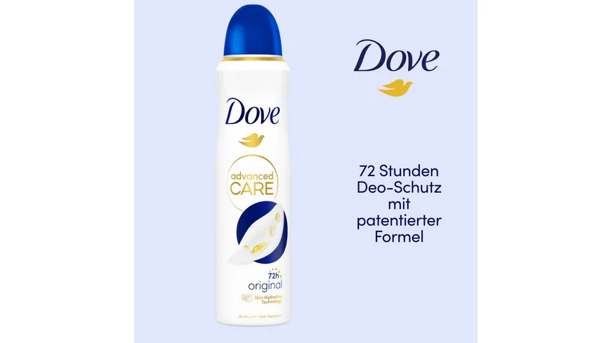 Dove Deo-Spray Antitranspirant Advanced Care Original 150 ml