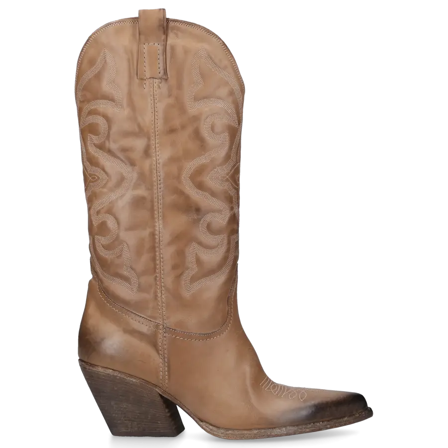 Strategia - Cowboystiefel E200015 Kalbsleder - braun