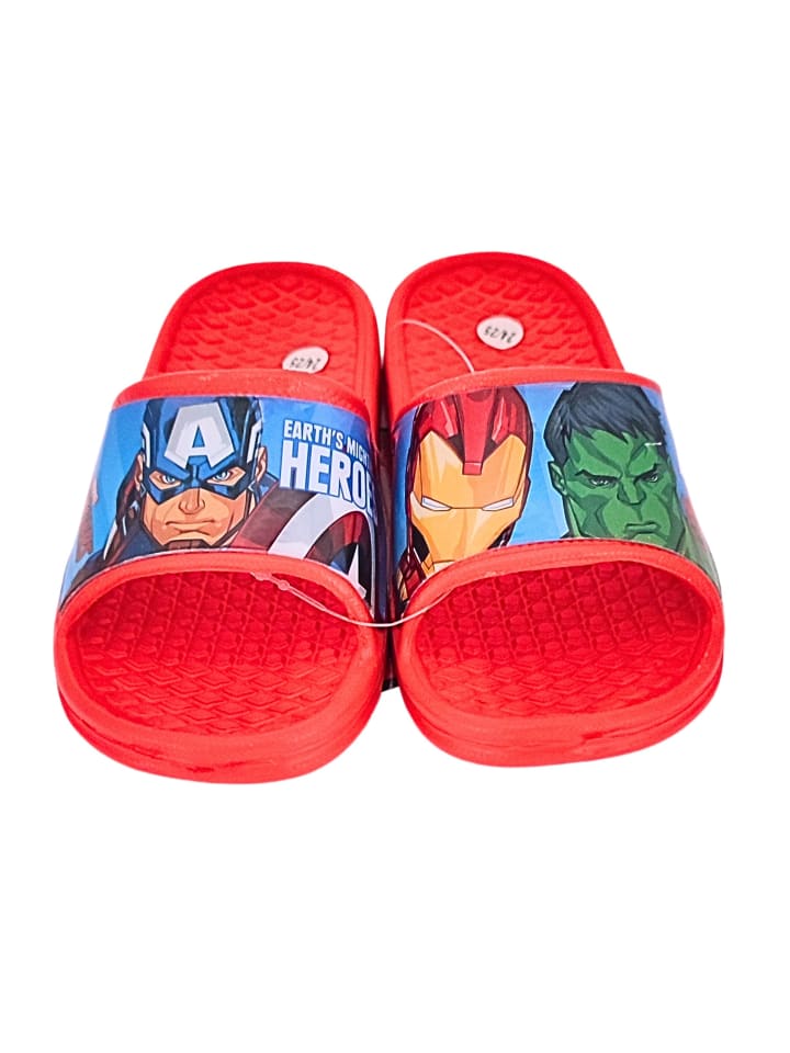Avengers Badelatschen Avengers in Rot günstig kaufen
