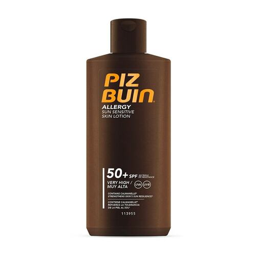 Piz Buin losjon za občutljivo kožo z alergijo SPF 50+