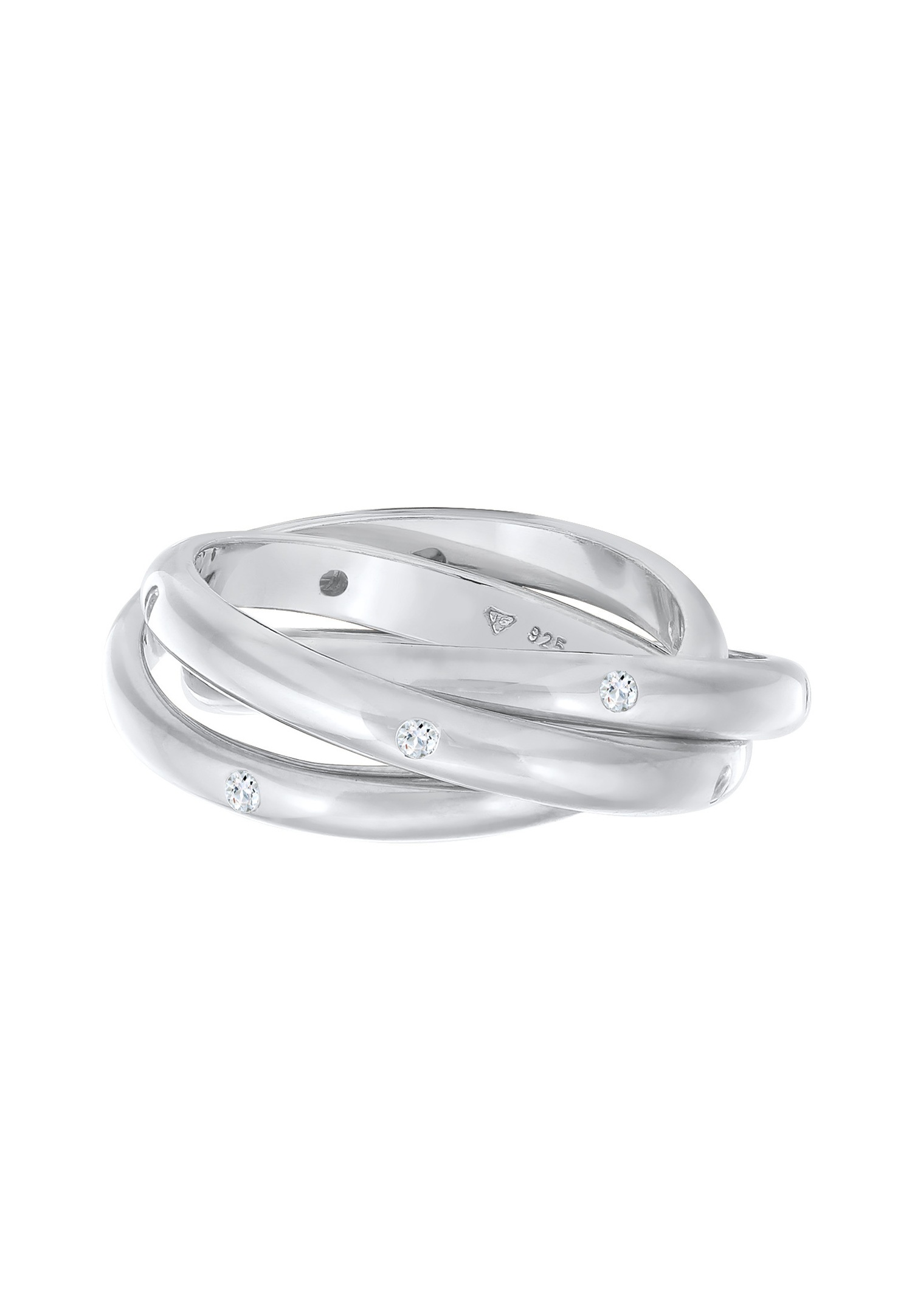 Elli PREMIUM Damska torebka Basic Trio Wrap z kamieniem szlachetnym Topaz w srebrze próby 925