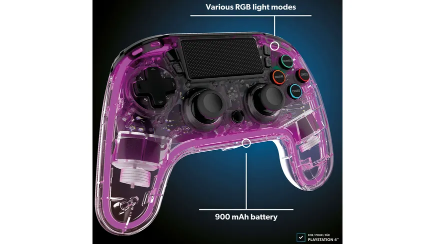 snakebyte PS4 GamePad RGB 4
