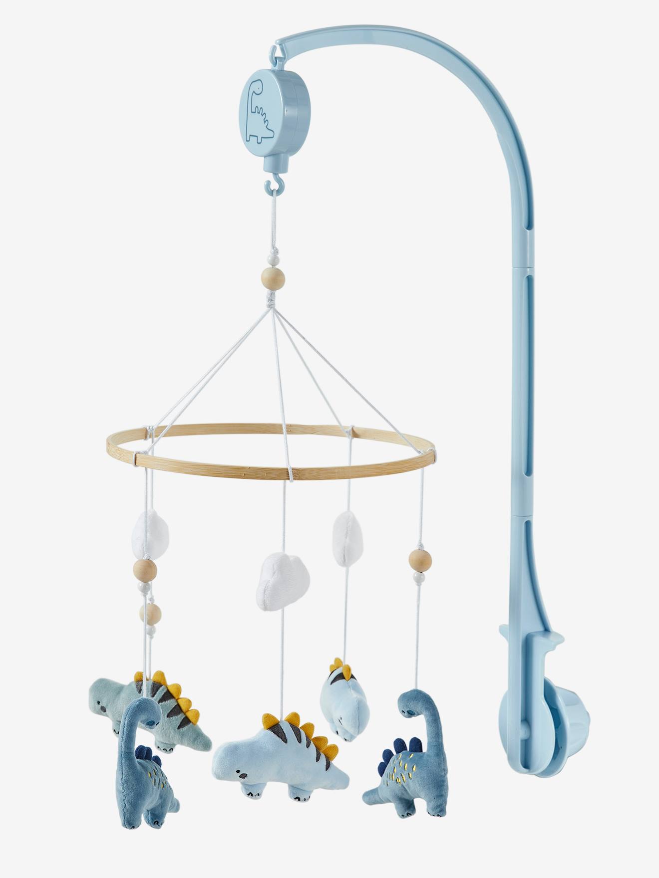 Vertbaudet Baby Musikmobile KLEINER DINO - blau
