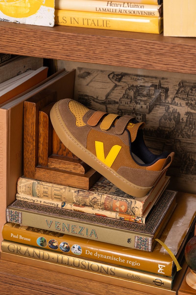 Veja  V-10 VELCRO H22 - Camel Jaune