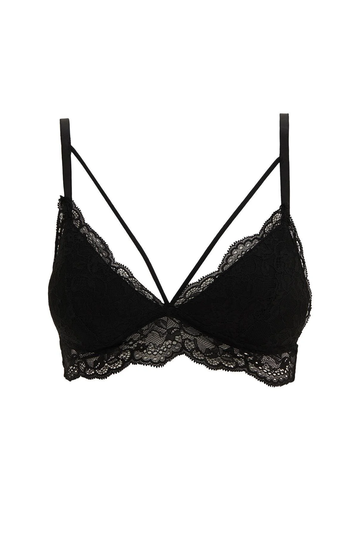 DeFacto  Gepolstertes Triangel-Bralette „Fall In Love“ aus Spitze