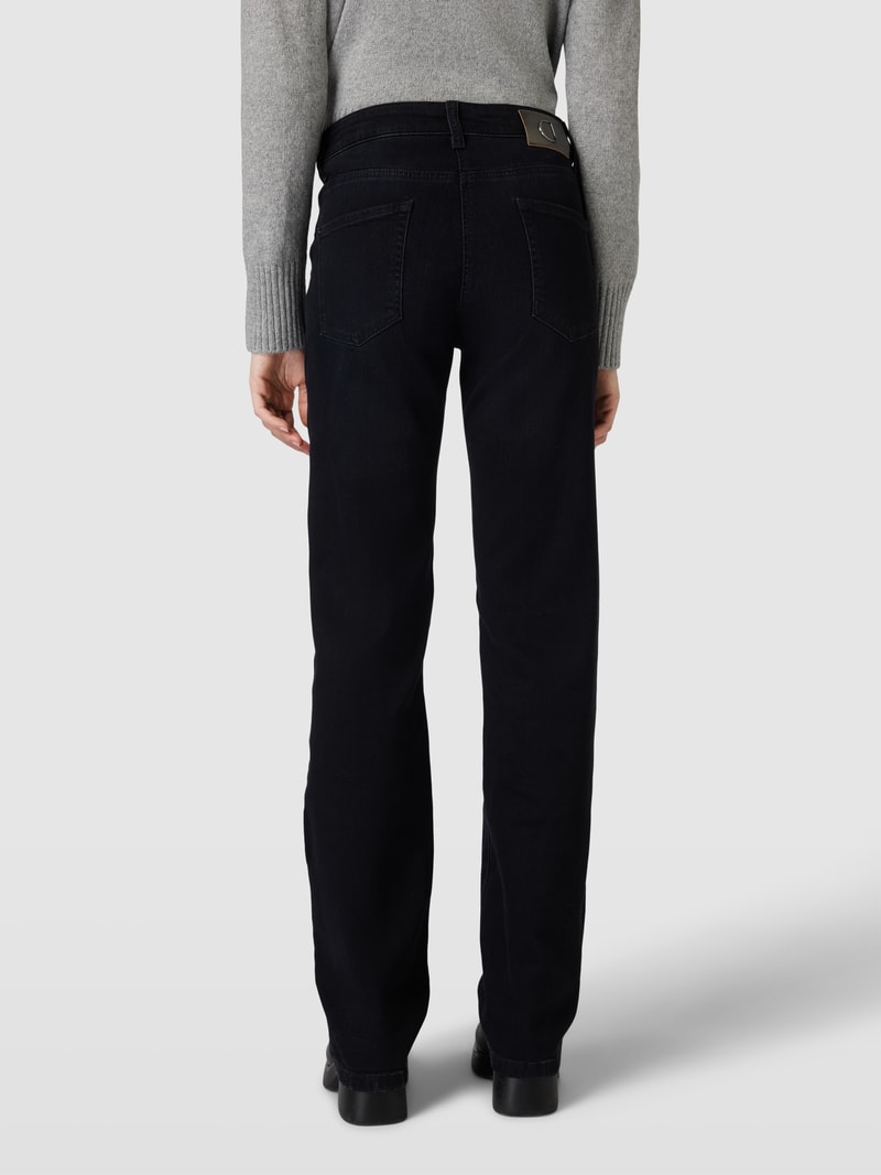Jeans mit Gesäßtaschen Modell 'PARIS' in schwarz