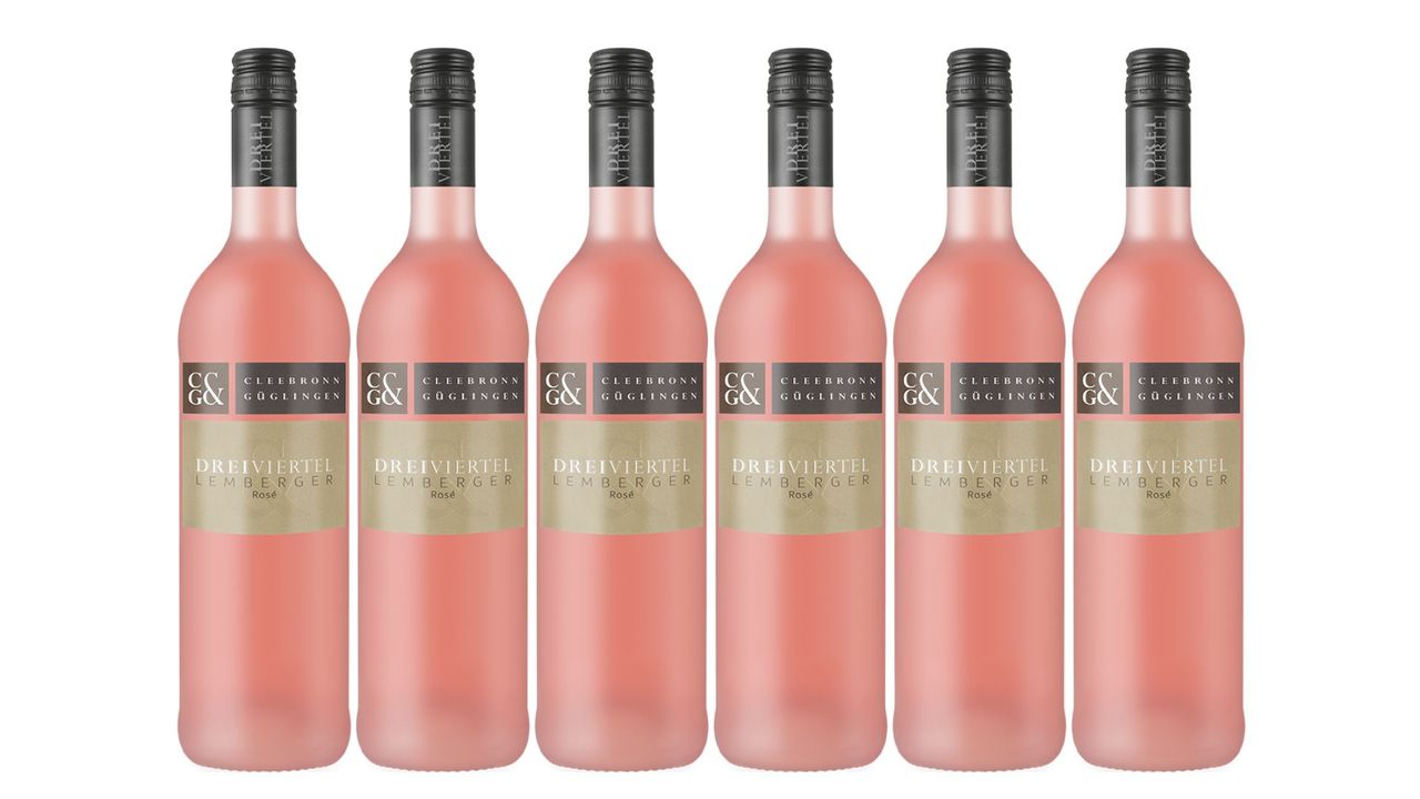 Württembergische WZG Dreiviertel Lemberger Rosé Qualitätswein 0,75L 6er Karton