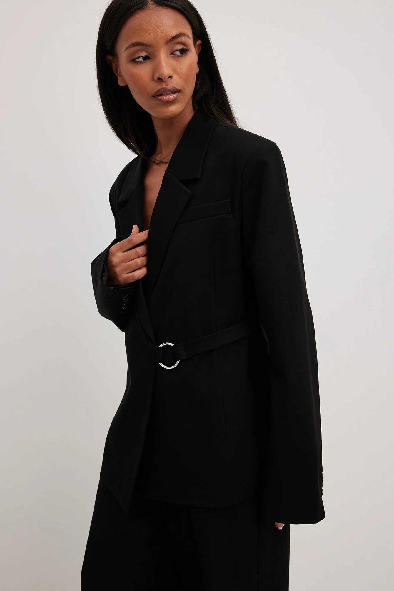 Blazer mit Ringdetail