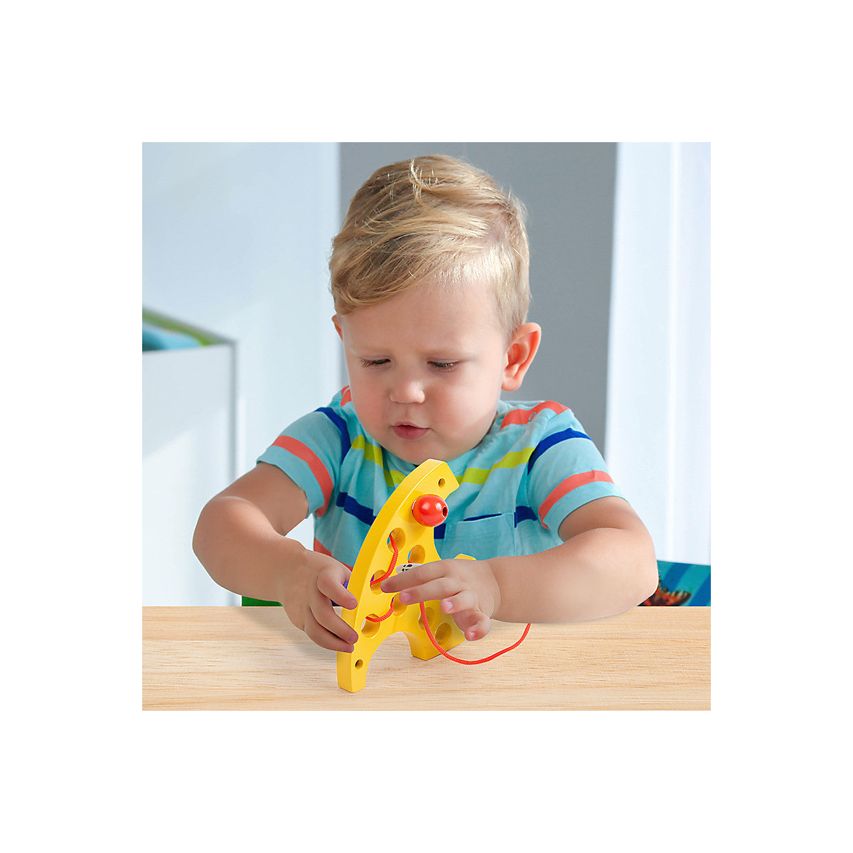 Holzspielzeug für Kinder Seilspielzeug aus Holz für Kinder