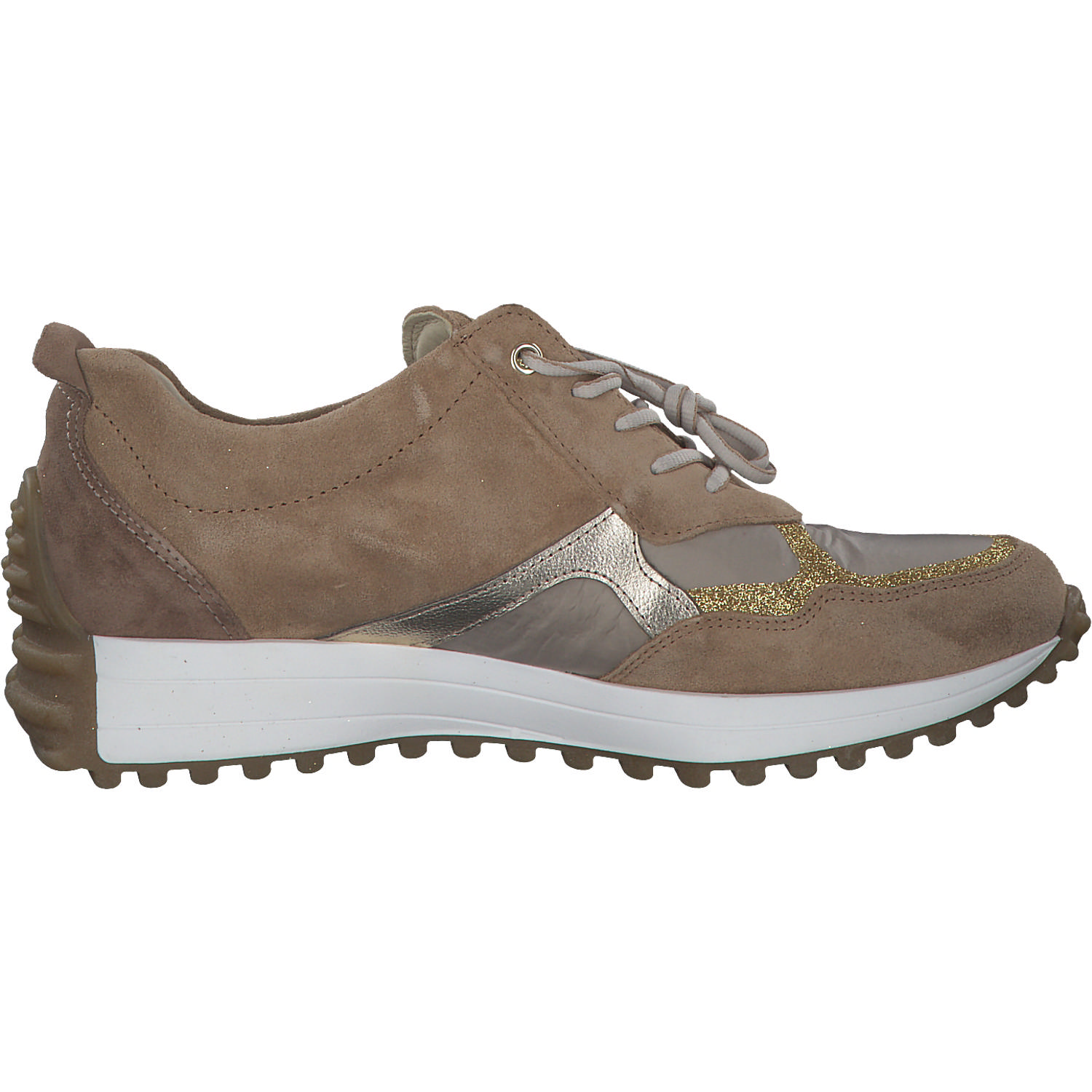 Waldläufer Pinky 797002, Sneakers Low, Damen, NOUGAT LIGHTG. TAUPE