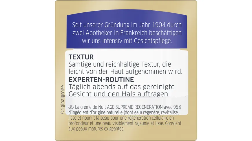 DIADERMINE Age Supreme Nachtpflege Regeneration 50 ml